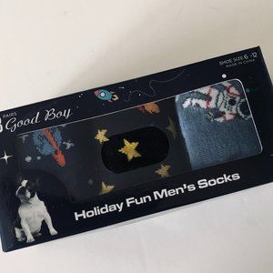 GOOD BOY 3 Pack Men's Fun Socks NIB